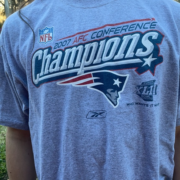 Vintage 2007 New England Patriots AFC championship shirt - Picture 3 of 6